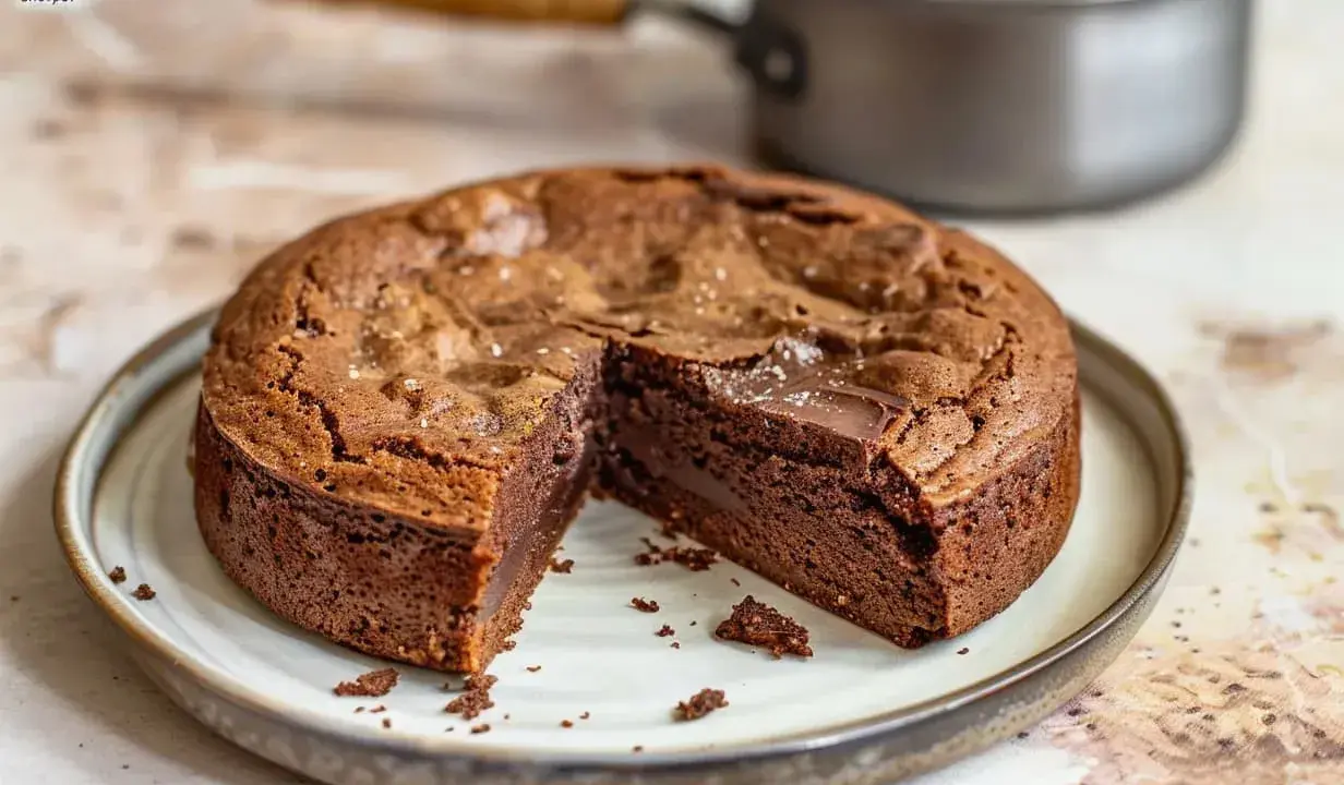 En saftig kladdkaka med en härlig chokladkärna, perfekt för en snabb fikastund.