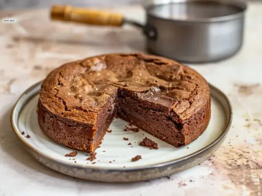 En saftig kladdkaka med en härlig chokladkärna, perfekt för en snabb fikastund.